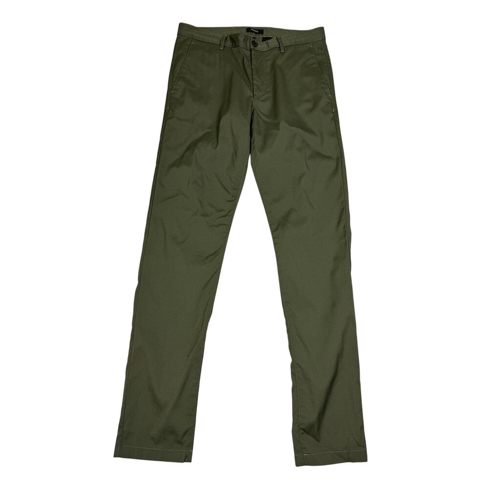 Theory Mens Size 32 Zaine Ascend Tech Pants Dark Green